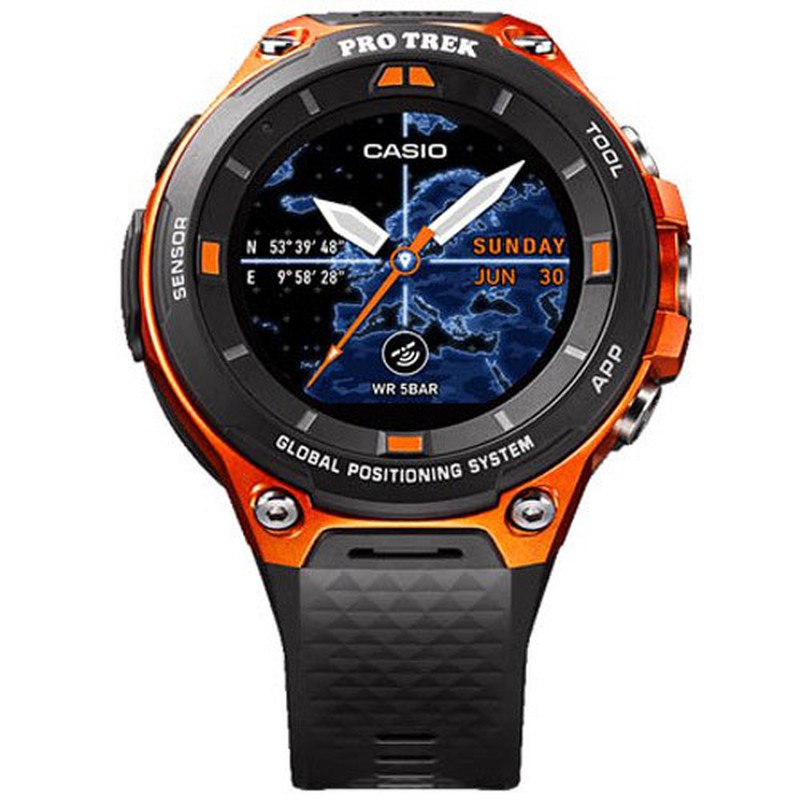 Casio Pro Trek WSD-F20-RGBAE Smartwatch Orange Watch — Joyeriacanovas