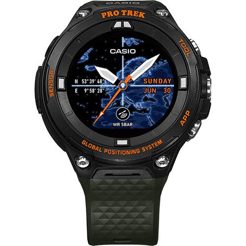 Reloj Casio Trek WSD-F20A-GNBAE Smartwatch Gris — Joyeriacanovas
