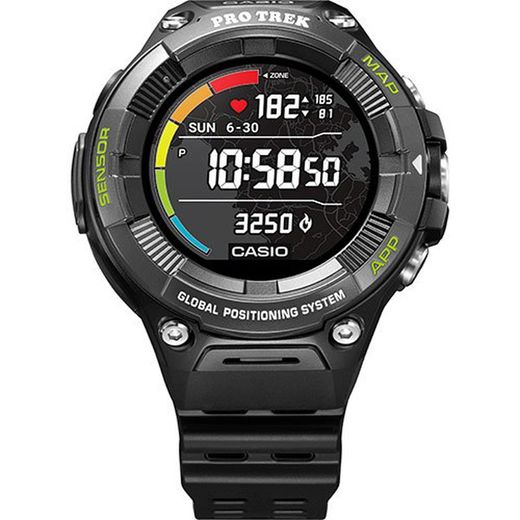 Montre intelligente Casio Pro Trek WSD-F21HR-BKAGE noir