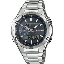 Casio Radiogestuurd WVA-M650D-1AER stalen horloge