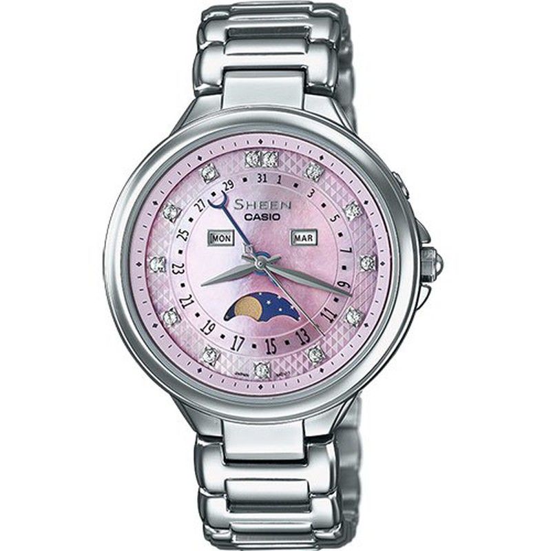 Casio Sheen Damenuhr SHE-3044D-4AUER Stahl — Joyeriacanovas