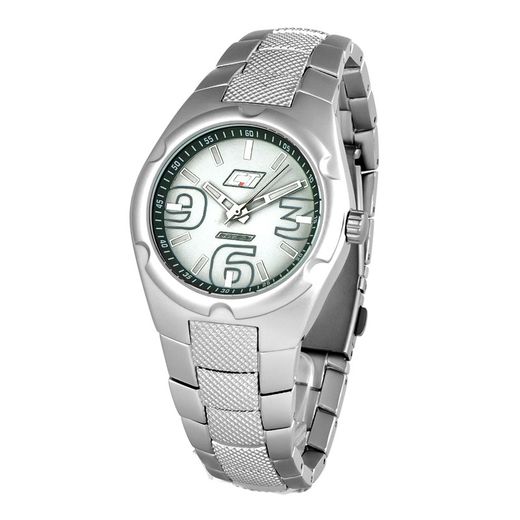 Chronotech Men's Watch CC7039M-09M Silver Polycarbonate