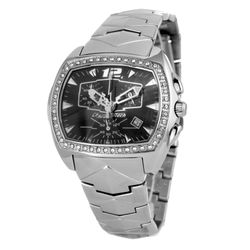 Chronotech Herrenuhr CT2185LS-02M Silberstahl