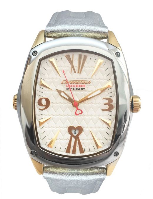 Montre homme Chronotech CT7696M-11 en cuir doré