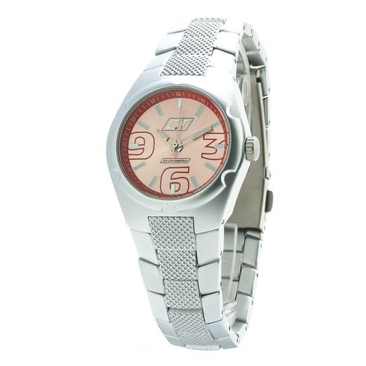 Rellotge Chronotech Dona CC7039L-07M Policarbonat Platejat