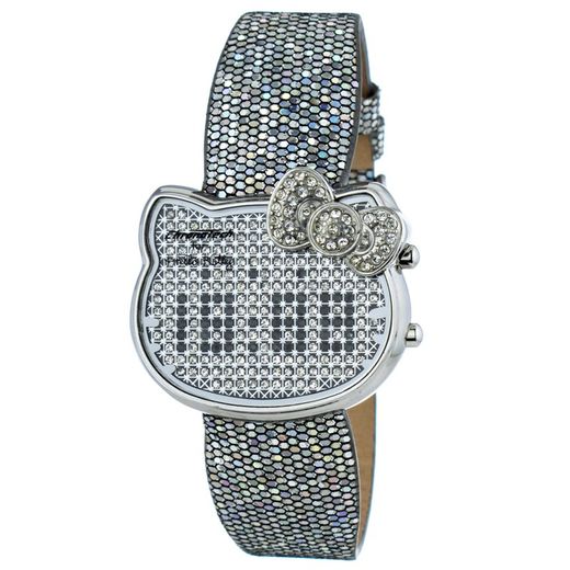 Relógio Feminino Chronotech CT7104L-02 Prata Couro
