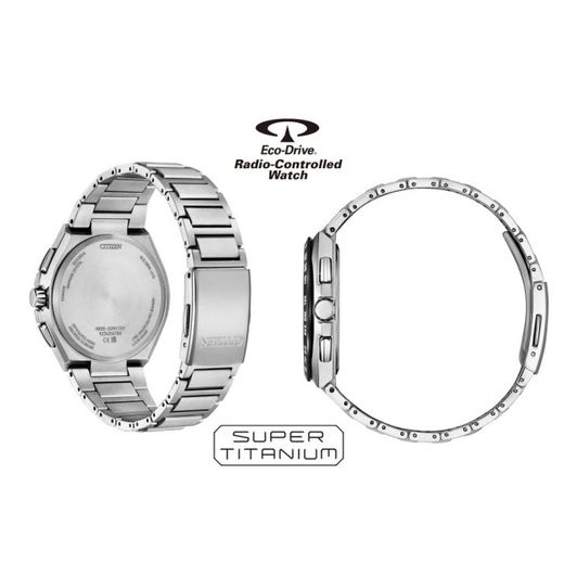 Citizen Men's AT8238-84A Super Titanium Radio Controlled Watch
