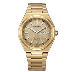 Reloj Citizen Hombre AW0132-55P Zenshin Edición Limitada Eco-Drive Titanio Dorado