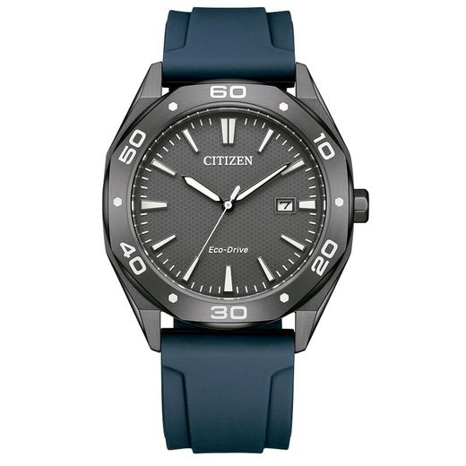 Relógio Citizen Masculino BM7638-02H Azul Silicone Ativo Esportivo