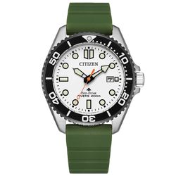 Reloj Citizen Hombre BN0265-00A Sport Verde Acero Eco-Drive