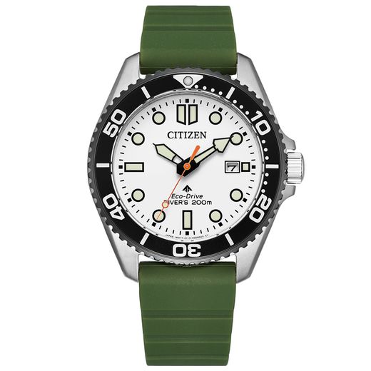 Reloj Citizen Hombre BN0265-00A Sport Verde Acero Eco-Drive