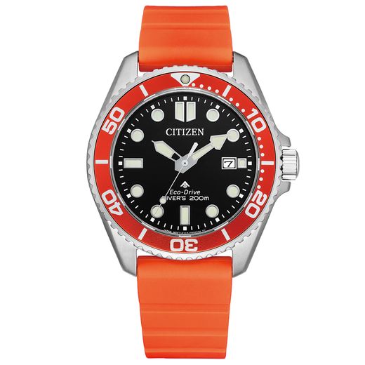 Reloj Citizen Hombre BN0268-01E Sport Naranja Acero Eco-Drive