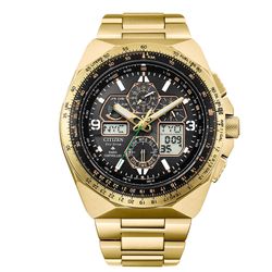 Reloj Citizen Hombre JY8144-50E Skyhawk Edición Limitada Acero Dorado Eco-Drive