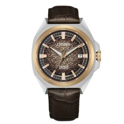 Reloj Citizen Hombre NB6059-06W Series 8 Edición Limitada Piel Marrón Acero Bicolor Dorado Automático