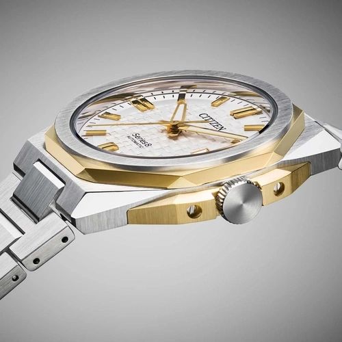 Reloj Citizen Hombre NB6084-50A Acero Bicolor Dorado Automático