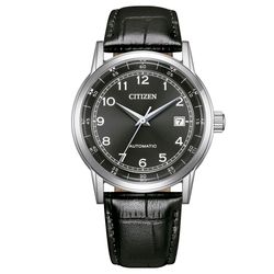 Reloj Citizen Hombre NJ0210-05E Piel Negra Acero Automático