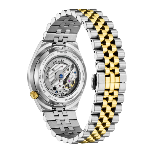 Reloj Citizen Hombre NK0024-54X Plateado Bicolor Dorado Automático Tsuyosa 60 40mm