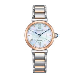 Montre Femme Citizen EM1074-82D Bicolore Argent Or