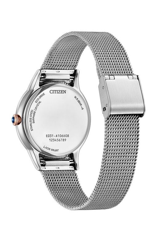 Reloj Citizen Mujer EM1156-80X Acero Bicolor Rosa