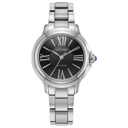 Reloj Citizen Mujer EM1160-58X Acero Eco-Drive Analógico Plateado