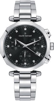 Reloj Claude Bernard Hombre 10251 3M NANN Swiss Made Cronógrafo Acero Analógico