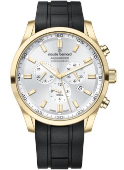 Reloj Claude Bernard Hombre 10262 37JCA AID Swiss Made Cronógrafo Acero Dorado Analógico