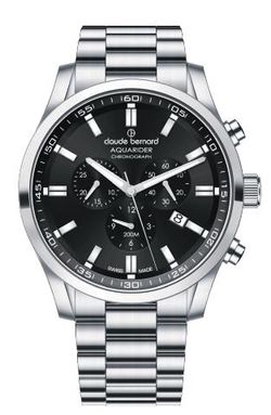 Reloj Claude Bernard Hombre 10262 3M NIN Swiss Made Cronógrafo Acero Analógico