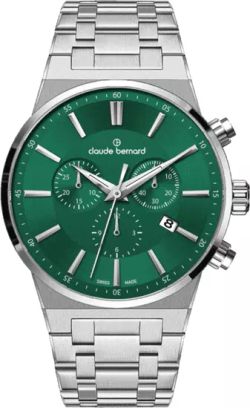 Reloj Claude Bernard Hombre 10265 3M VIN Swiss Made Cronógrafo Acero Analógico