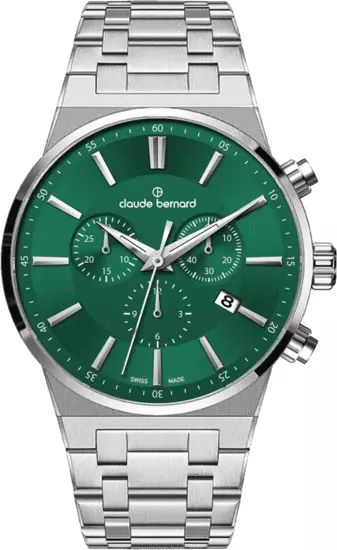 Reloj Claude Bernard Hombre 10265 3M VIN Swiss Made Cronógrafo Acero Analógico