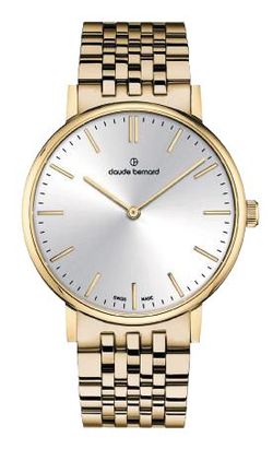Reloj Claude Bernard Hombre 20234 37JM AID Swiss Made Acero Dorado Analógico