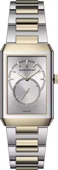 Reloj Claude Bernard Hombre 23098 357JM AID Swiss Made Acero Bicolor Dorado Analógico