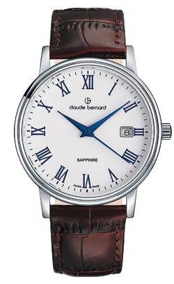 Reloj Claude Bernard Hombre 53007 3 ARBUN Swiss Made Piel Marrón Acero Analógico