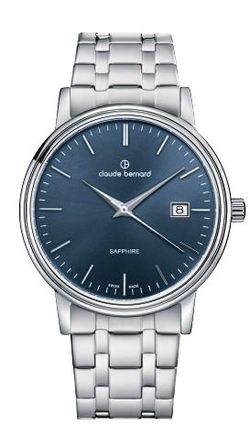 Reloj Claude Bernard Hombre 53007 3M BUIN Swiss Made Acero Analógico
