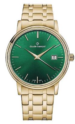 Reloj Claude Bernard Hombre 53009 37JM VID Swiss Made Acero Dorado Analógico