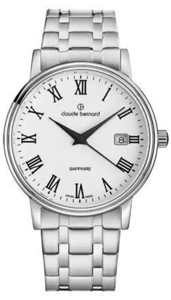 Reloj Claude Bernard Hombre 53009 3M BR Swiss Made Acero Analógico