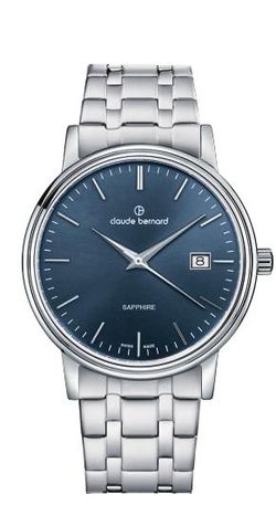 Reloj Claude Bernard Hombre 53009 3M BUIN Swiss Made Acero Analógico