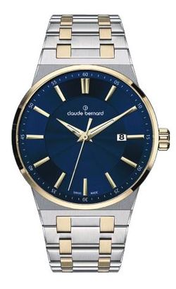 Reloj Claude Bernard Hombre 53034 357JM BUID Acero Bicolor Dorado Analógico