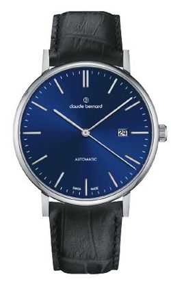 Reloj Claude Bernard Hombre 80102 3 BUIN Piel Negra Acero Automático