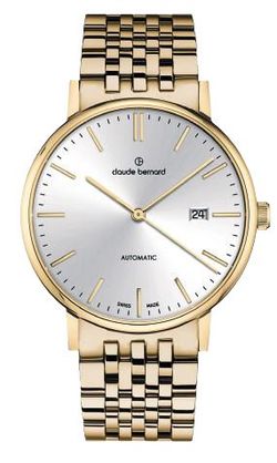 Reloj Claude Bernard Hombre 80139 37JM AID Acero Dorado Automático
