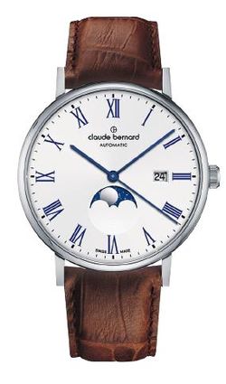 Reloj Claude Bernard Hombre 80501 3 BRBU Piel Marrón Acero Automático