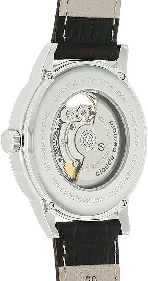 Reloj Claude Bernard Hombre 85017 3 ARBUN Swiss Made Piel Marrón Acero Automático