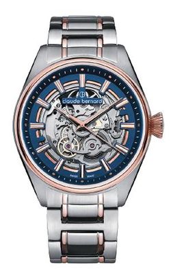 Reloj Claude Bernard Hombre 85309 357RM BUIR Acero Bicolor Rose Automático