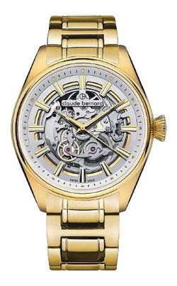 Reloj Claude Bernard Hombre 85309 37JM AID Acero Dorado Automático