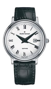 Reloj Claude Bernard Infantil 54005 3 BB Piel Negra Acero Analógico
