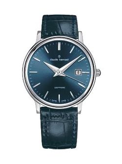 Reloj Claude Bernard Infantil 54005 3 BUIN Piel Negra Acero Analógico