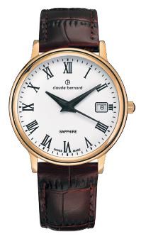 Reloj Claude Bernard Infantil 54005 37J BR Piel Marrón Acero Dorado Analógico