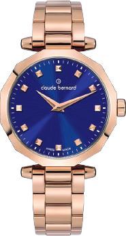 Reloj Claude Bernard Mujer 20229 37RM BUIR Swiss Made Acero Rose Analógico
