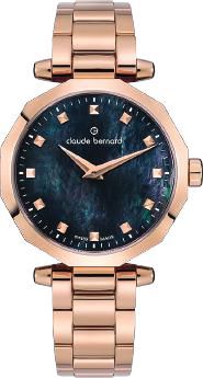 Reloj Claude Bernard Mujer 20229 37RM NANR Swiss Made Acero Rose Analógico