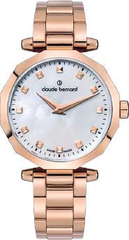 Reloj Claude Bernard Mujer 20229 37RM NAR Swiss Made Acero Rose Analógico