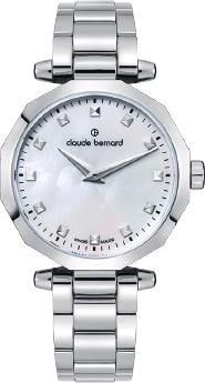 Reloj Claude Bernard Mujer 20229 3M NAN Swiss Made Acero Analógico